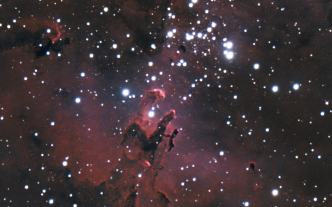 Une photographie spectaculaire de M16 depuis l’observatoire